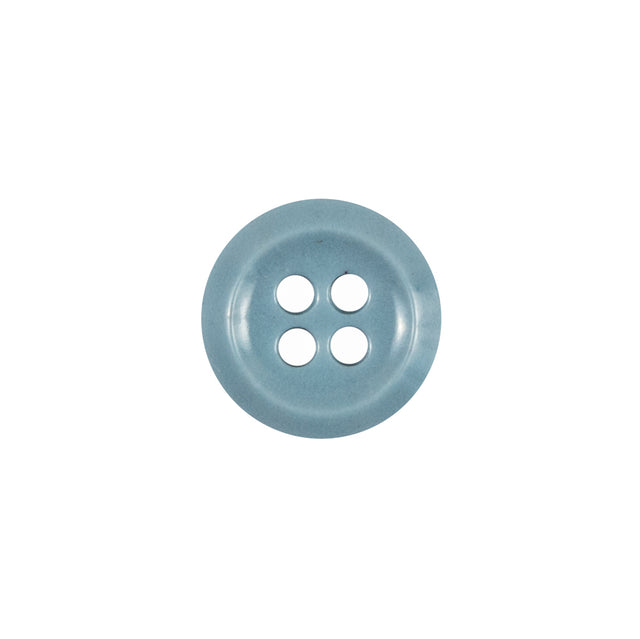 Blue Plastic Button - 22L/14mm