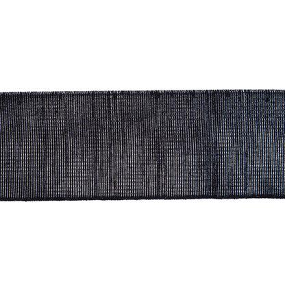 Metallic Silver and Black Elastic - 2