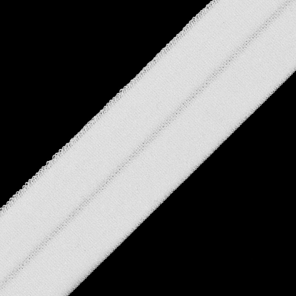 Italian White Foldover Stretch Tape - 0.625" Detail