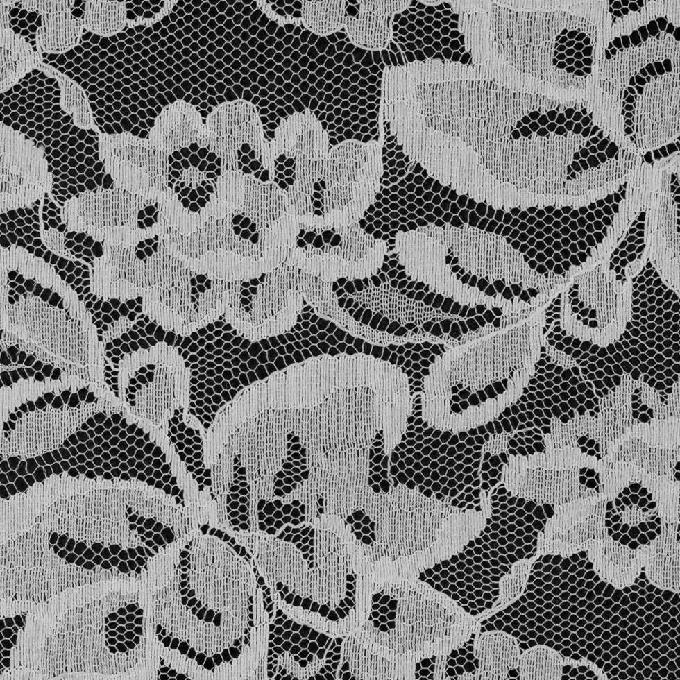 Off-White Floral Lace Trimming - 5.5" Detail