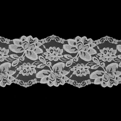 Off-White Floral Lace Trimming - 5.5"