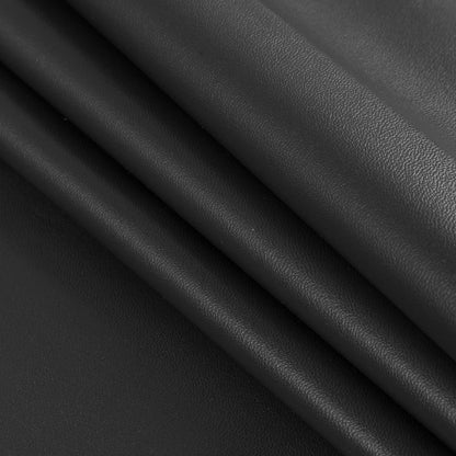 Black Stretch Faux Leather/Vinyl Detail