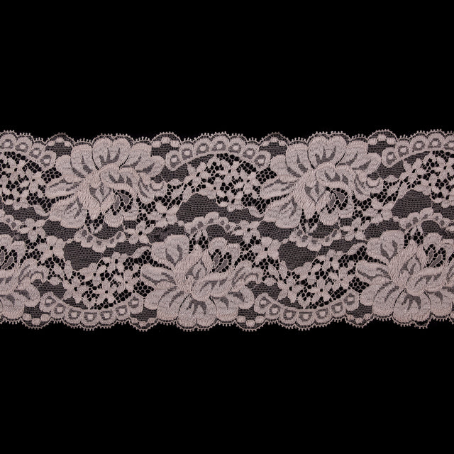 Heavenly Pink Fine Floral Lace Trim - 5.5