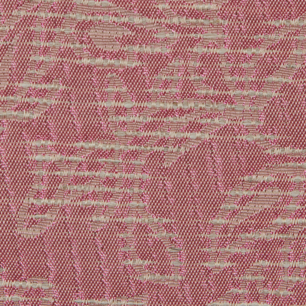 Confetti Pink/Cloud Cream Abstract Cotton Polyester Brocade Detail