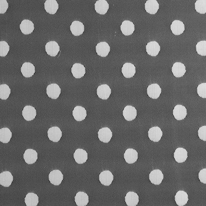 White Polka-Dotted Netting