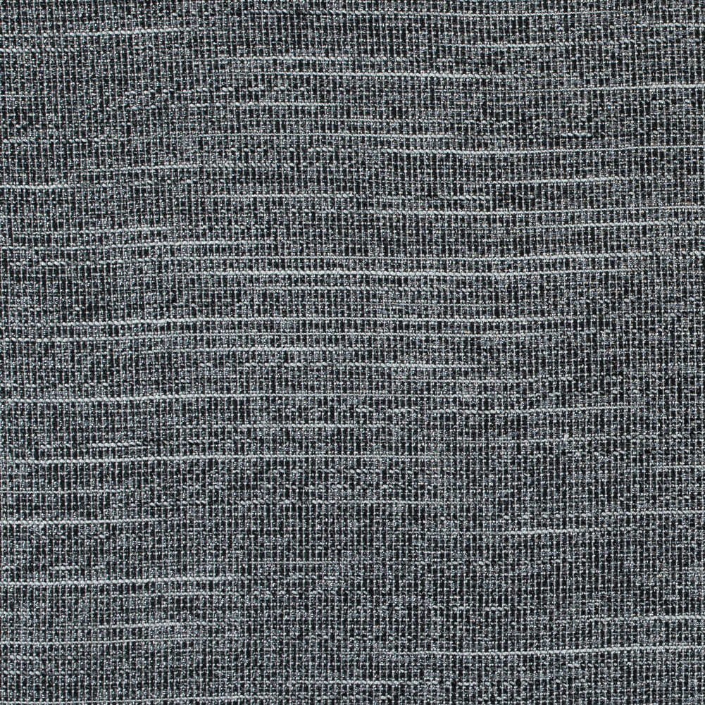 Black/White Blended Cotton Tweed