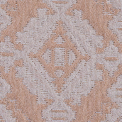 Apricot/Cream Geometric Brocade Detail