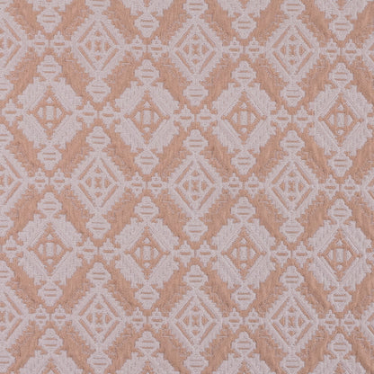 Apricot/Cream Geometric Brocade