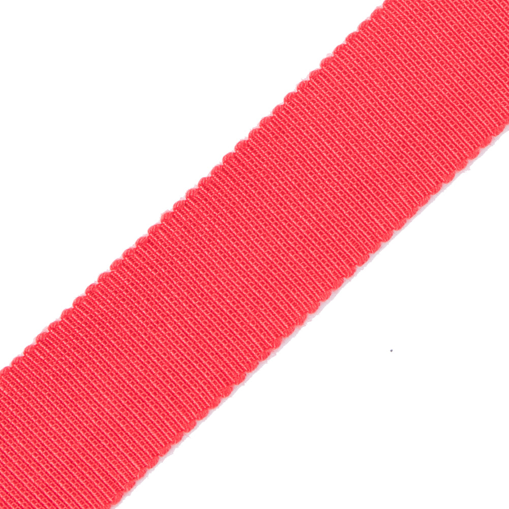 Red Petersham Grosgrain Ribbon - 0.75" Detail
