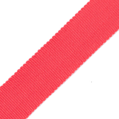 Red Petersham Grosgrain Ribbon - 0.75" Detail