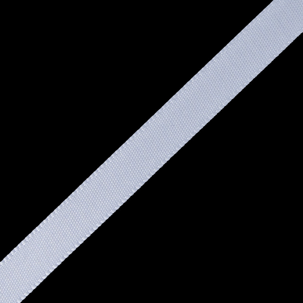 Light Silver Double Faced Satin Ribbon - 0.25" Detail