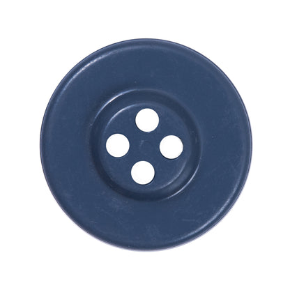 Blue Embossed Anchor Button - 44L/27mm - Detail