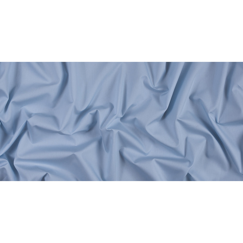 Light Blue 100% Pima Cotton Broadcloth - Folded