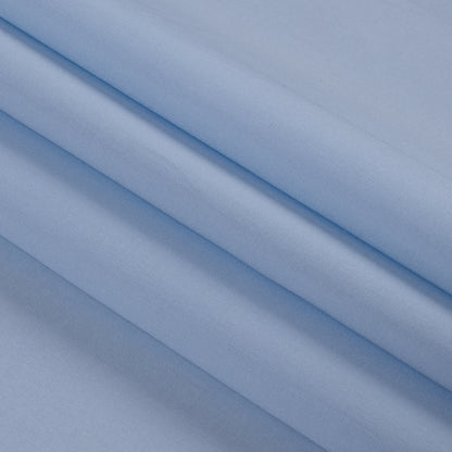 Light Blue 100% Pima Cotton Broadcloth - Detail
