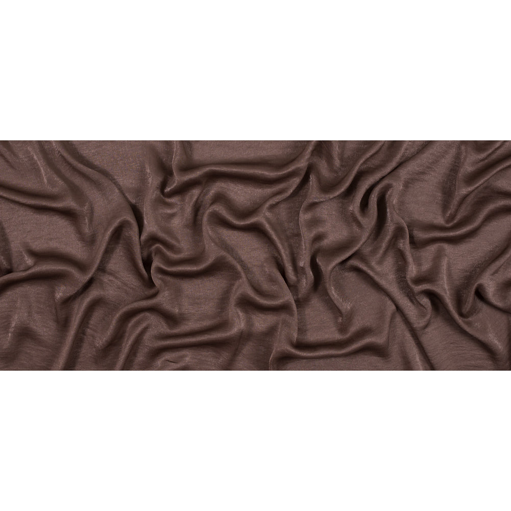 Italian Chocolate Chip Dyed Washed Polyester Dobby Folded