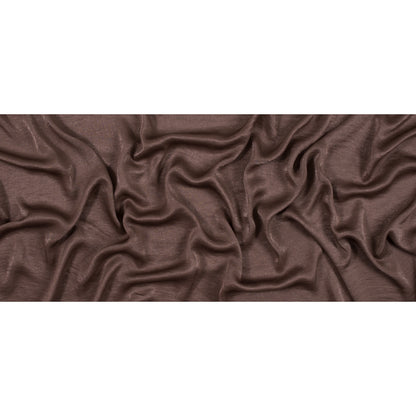 Italian Chocolate Chip Dyed Washed Polyester Dobby Folded
