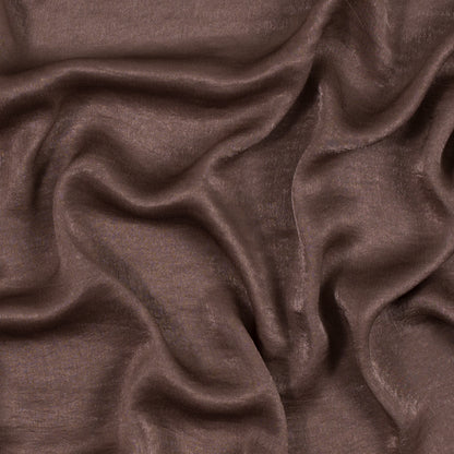 Italian Chocolate Chip Dyed Washed Polyester Dobby