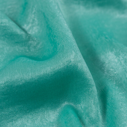 Italian Biscay Green Dyed Washed Polyester Dobby - Full