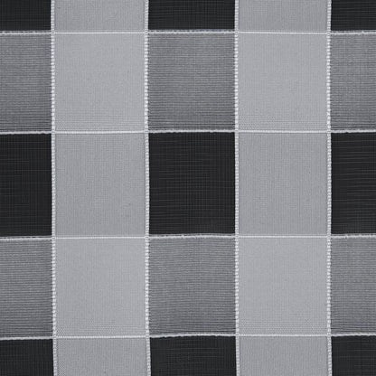 Italian White Checkered Organza - Full