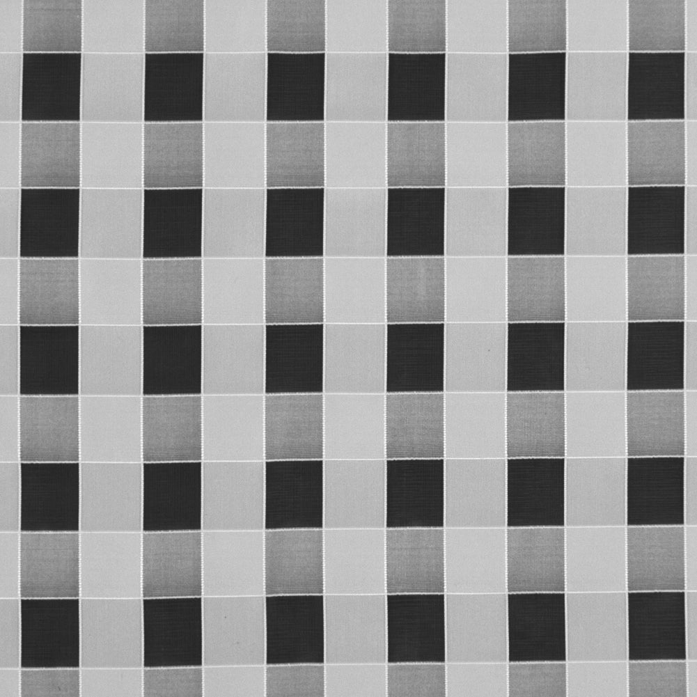 Italian White Checkered Organza