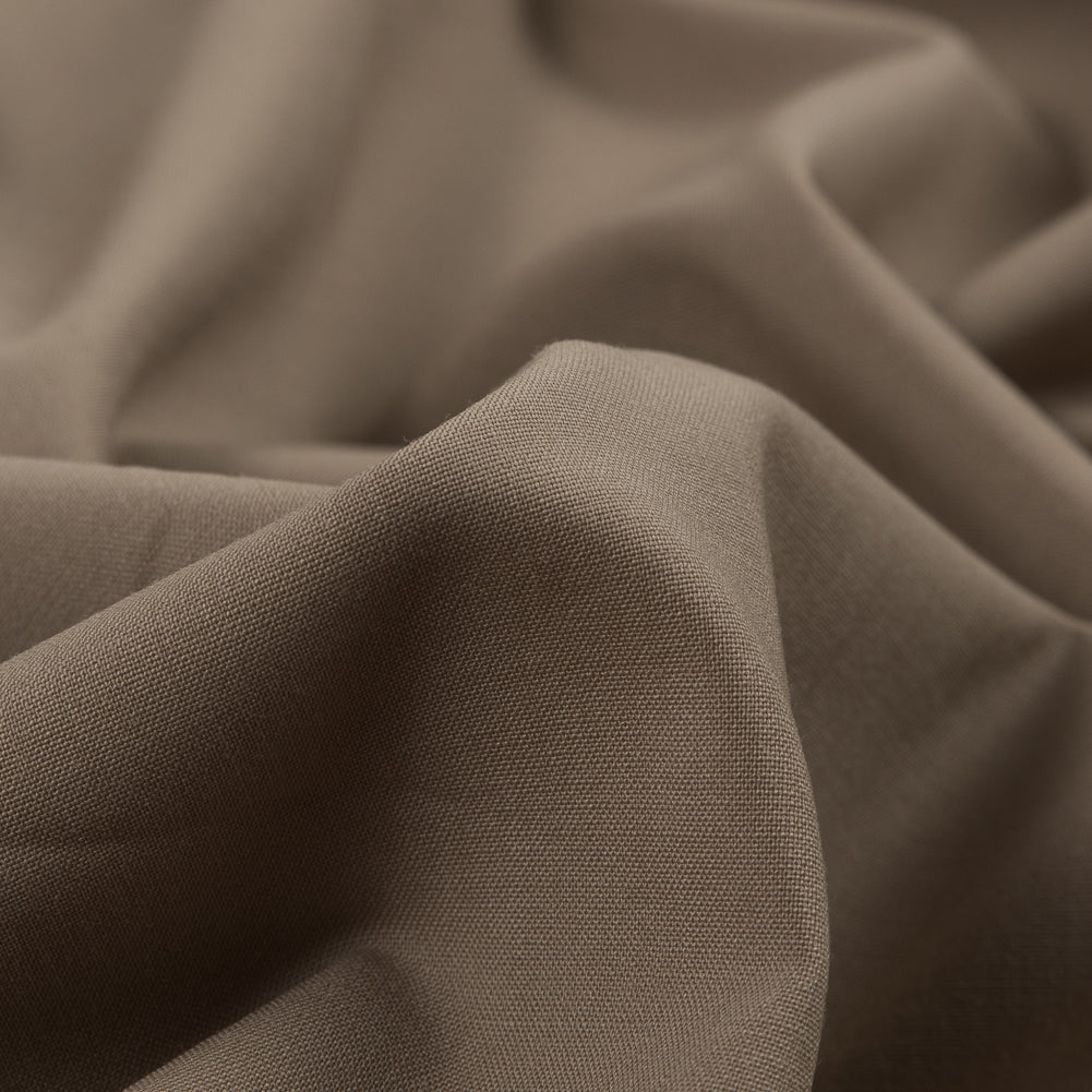 Candied Ginger Stretch Wool Suiting Detail
