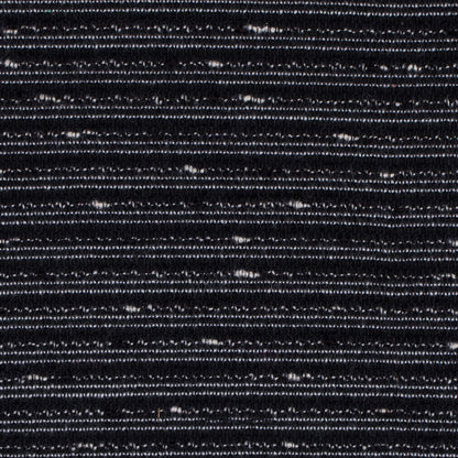 Black and White Striped Novelty Woven
