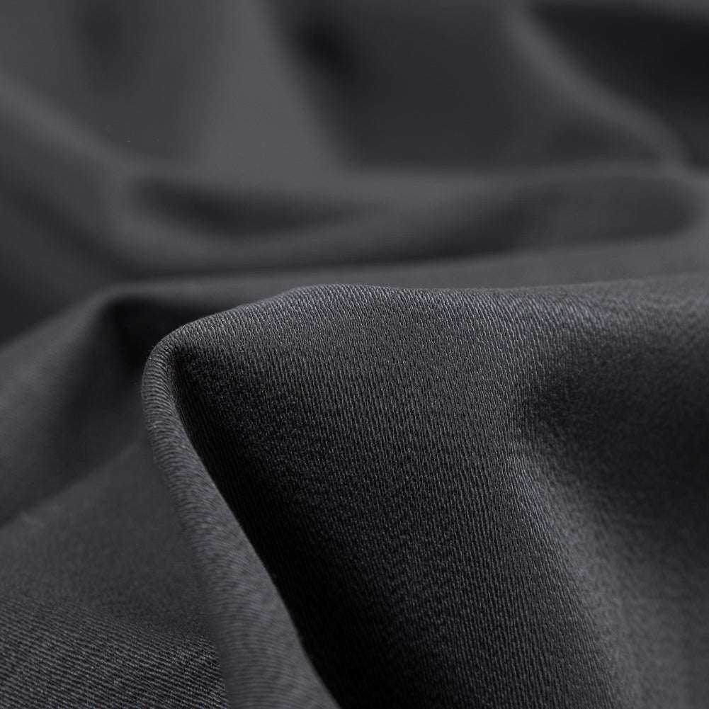 Black Cotton Dobby Detail