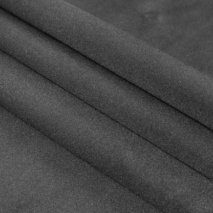 Black Polyester Satin - Folded