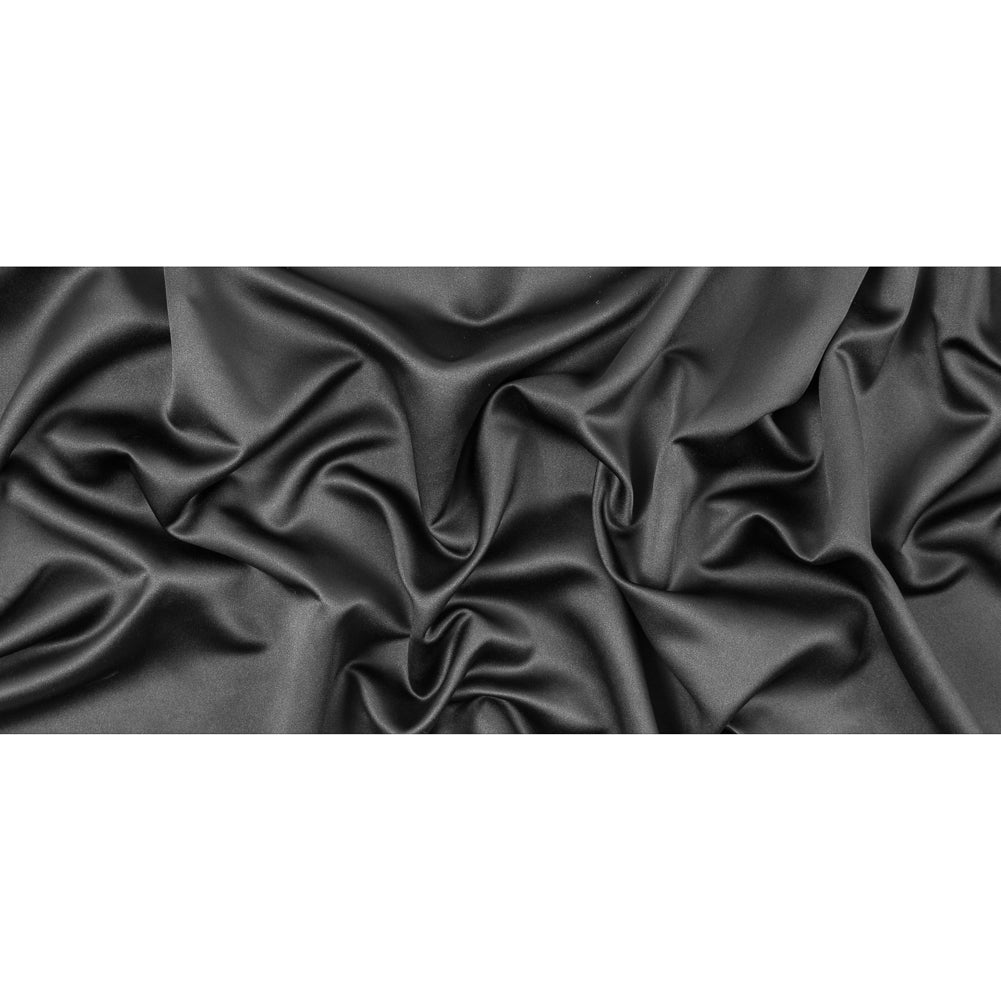 Black Polyester Satin - Full