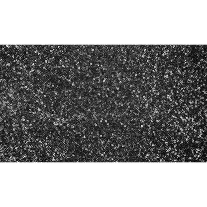 Phillip Lim Black Dyed All Over Circle Sequins on a Silk Georgette - Full