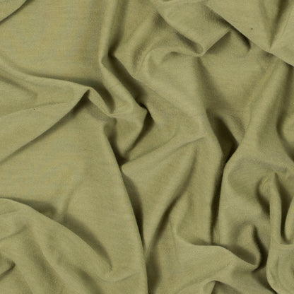 Spinach Green Stretch Polyester Jersey