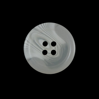 Off-White Translucent Four-Hole Button - 36L/23mm