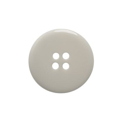 White Marbleized Plastic Button - 36L/23mm