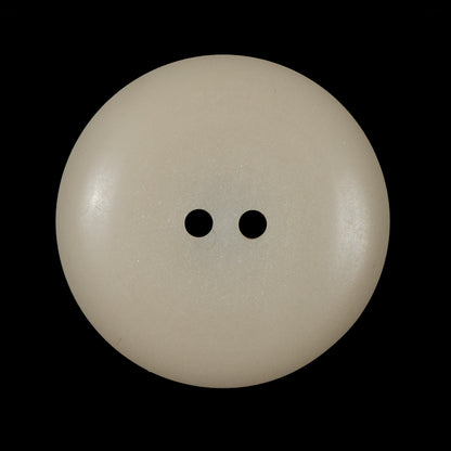 Beige Plastic 2-Hole Button - 48L/30.5mm Detail