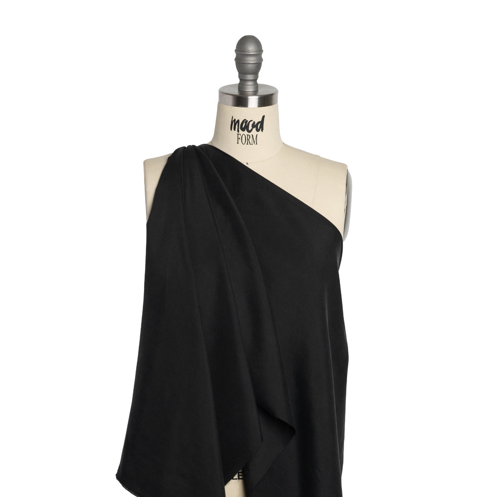 Washed Silk Twill 18mm - Black Detail