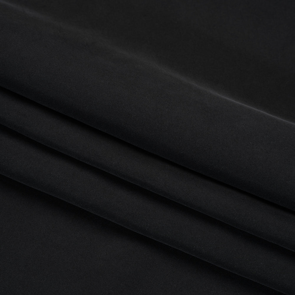 Washed Silk Twill 18mm - Black Full