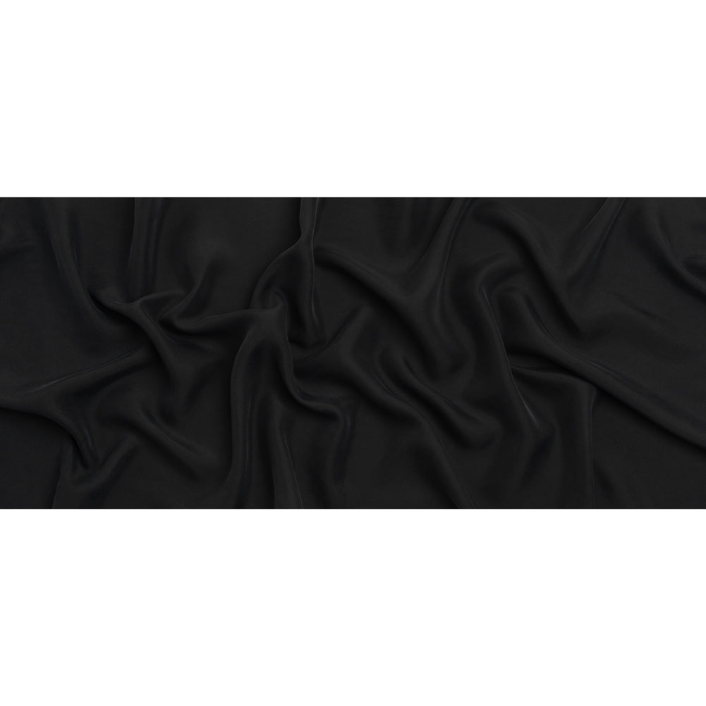 Washed Silk Twill 18mm - Black Drape
