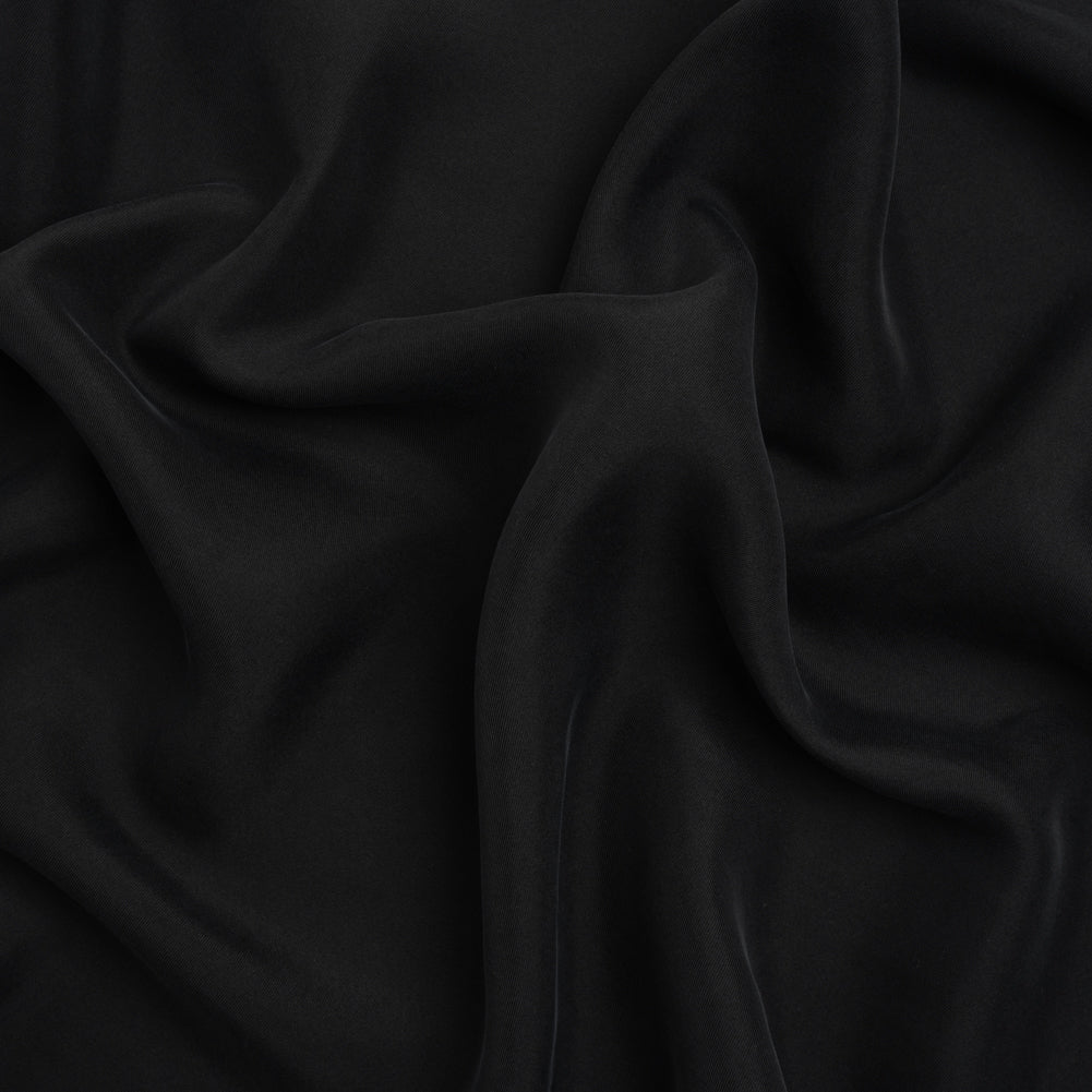 Washed Silk Twill 18mm - Black