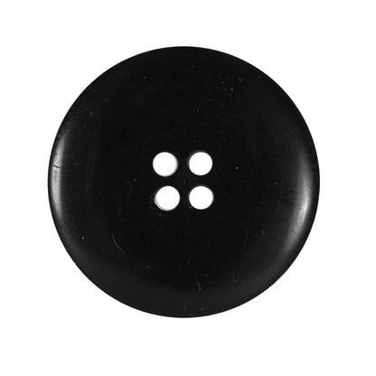 Black 4-Hole Plastic Button - 44L/28mm Detail