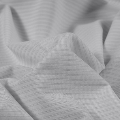 White Lurex Striped Wicking Jersey - Full