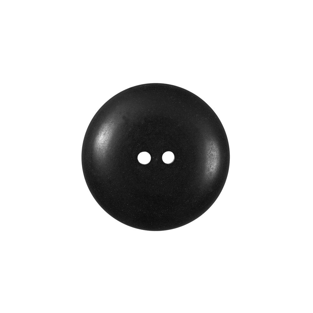 Black Plastic 2 Hole Button - 32L/20mm - Detail