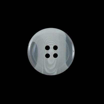 Off-White Translucent Four-Hole Button - 36L/23mm