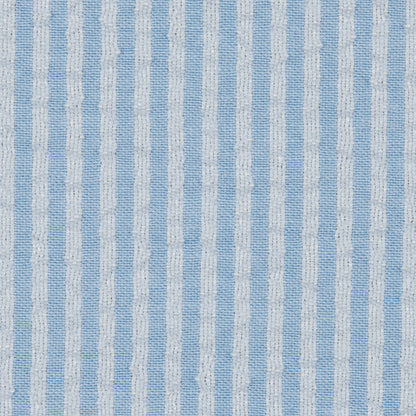 Dewey Light Blue Candy Striped Seersucker