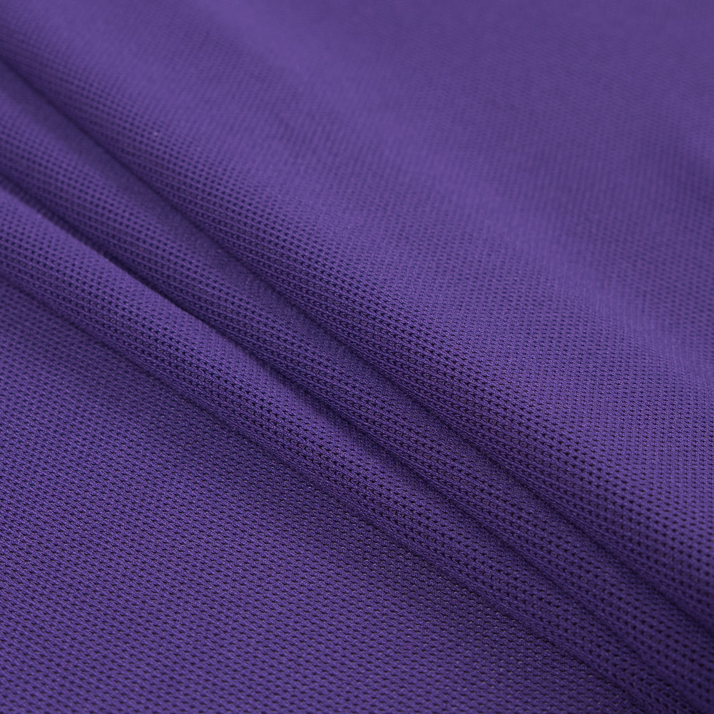Black Purple Stretch Mesh with Wicking Capabilities Folded