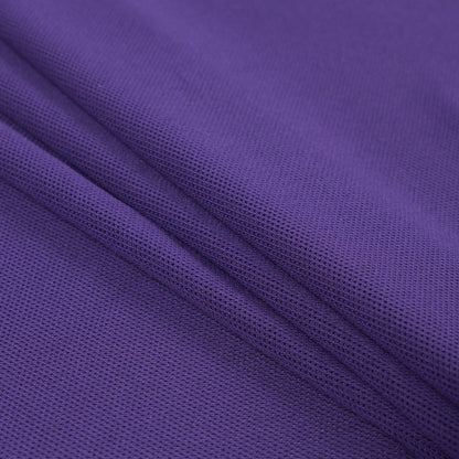 Black Purple Stretch Mesh with Wicking Capabilities Folded