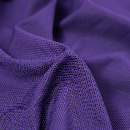 Black Purple Stretch Mesh with Wicking Capabilities Detail