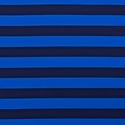 Electric Blue Awning Striped Stretch Eclon Jersey