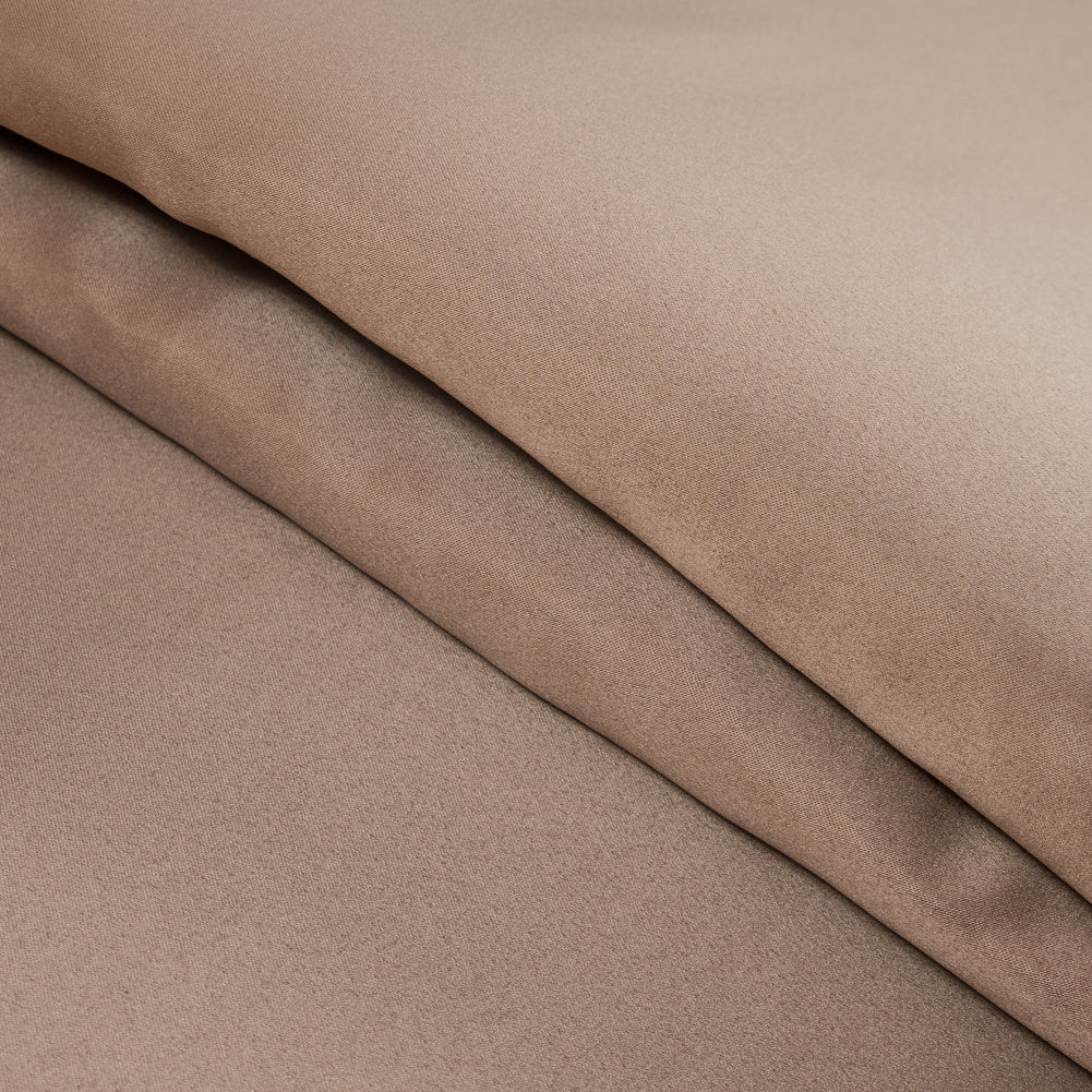 Beige Double Faced Duchesse Satin Folded