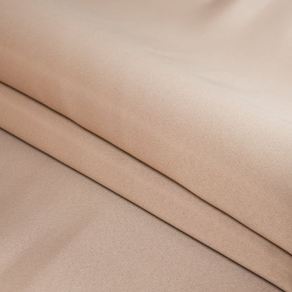 Brown and Tan Two-Tone Double Duchesse Satin - Detail