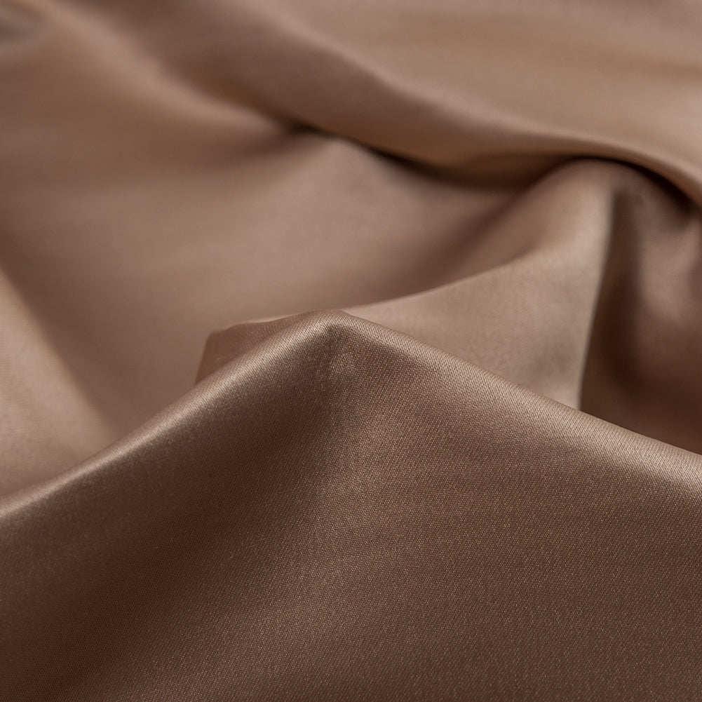 Brown and Tan Two-Tone Double Duchesse Satin - Full